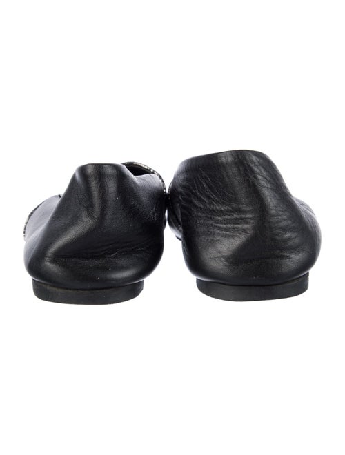 NewbarK Leather Colorblock Pattern Flats