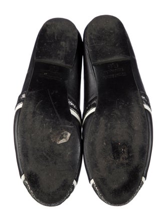 NewbarK Leather Colorblock Pattern Flats