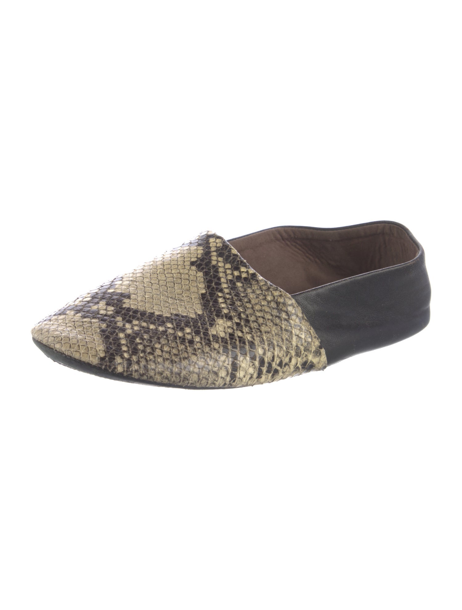 NewbarK Leather Animal Print Loafers
