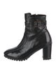 NewbarK Patent Leather Combat Boots