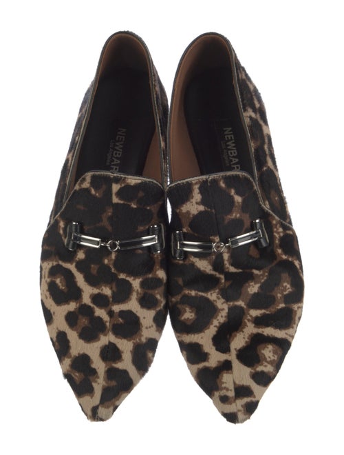 NewbarK Ponyhair Animal Print Loafers