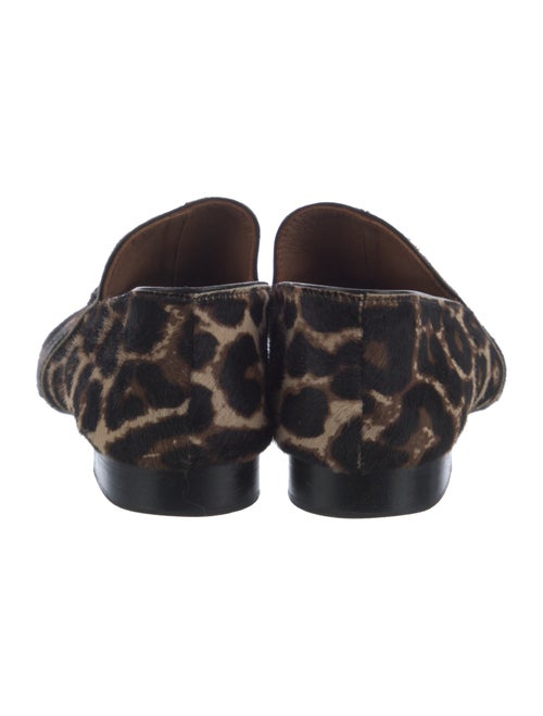 NewbarK Ponyhair Animal Print Loafers