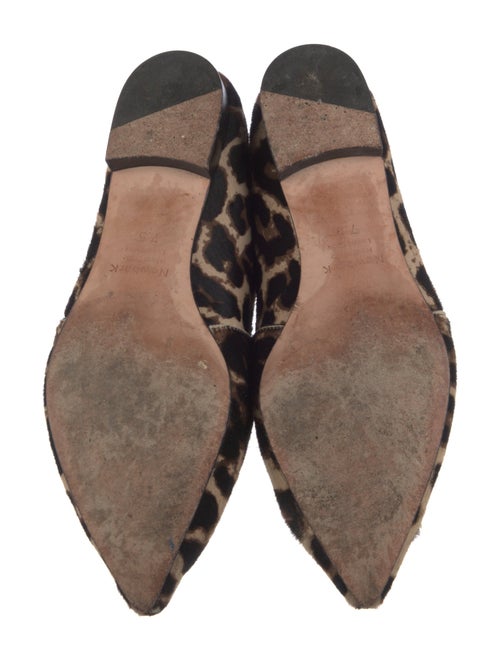 NewbarK Ponyhair Animal Print Loafers
