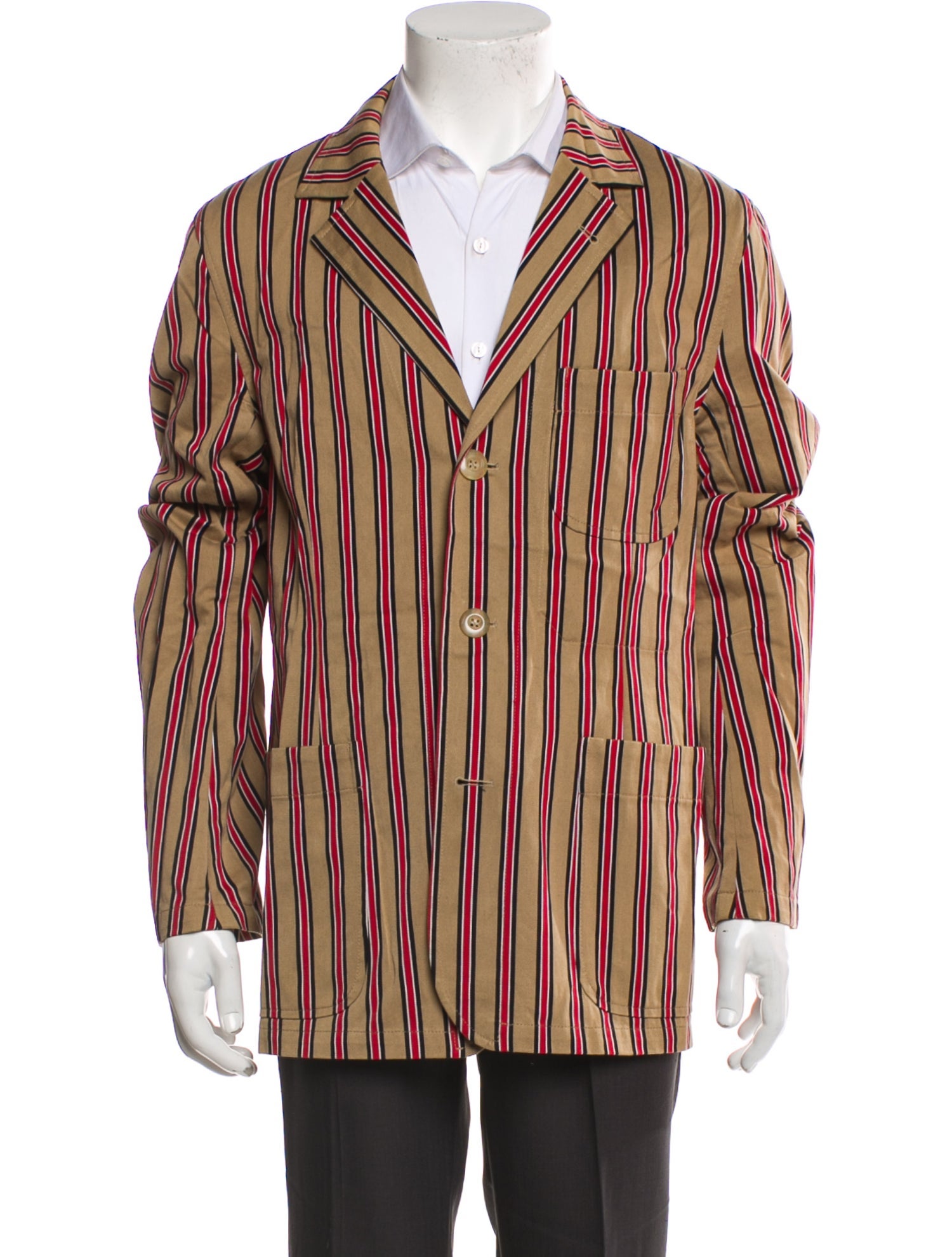 Nigel Cabourn Striped Blazer
