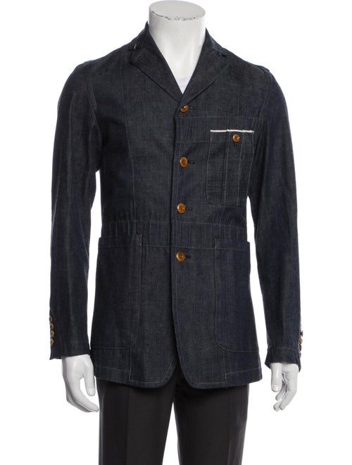 Nigel Cabourn Plaid Print Utility Jacket