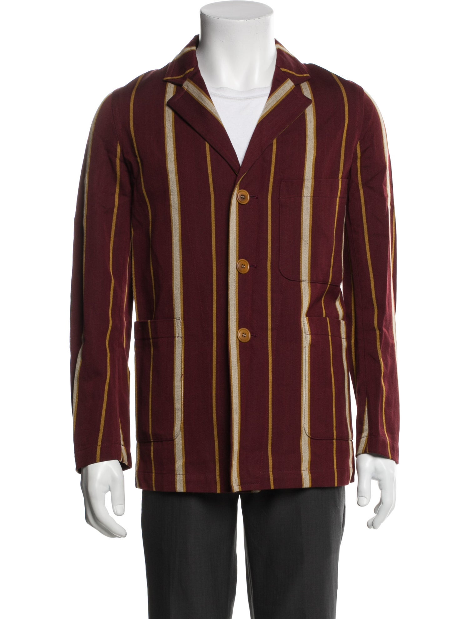 Nigel Cabourn Striped Blazer