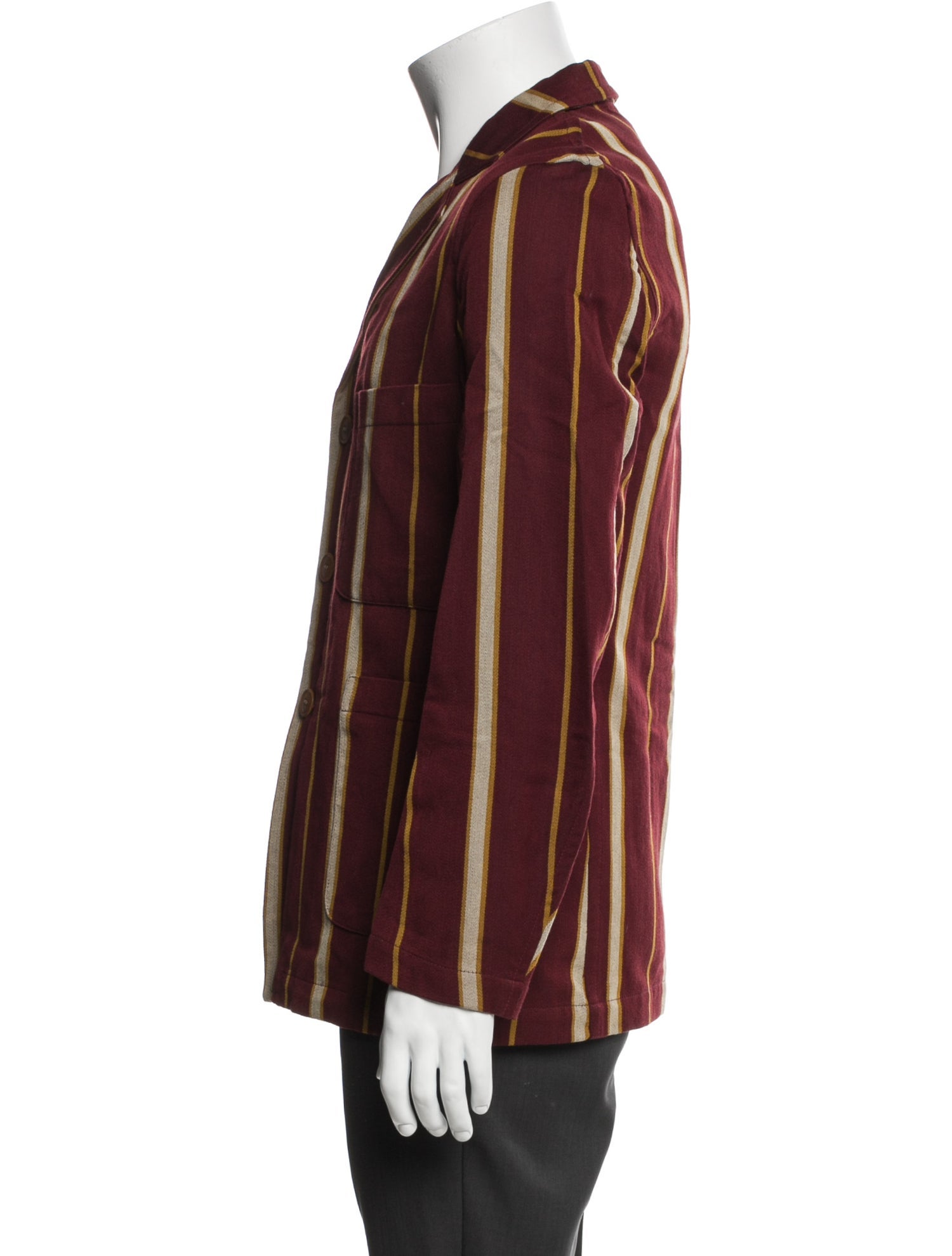 Nigel Cabourn Striped Blazer