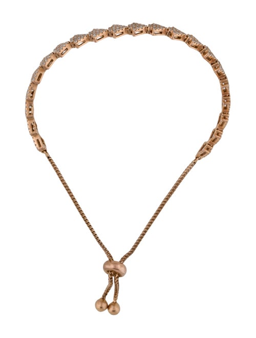 Nigaam 18K 1.00ctw Diamond Link Bracelet