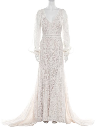 Wilderly Lace Pattern Long Dress