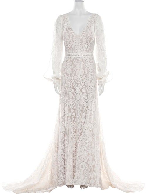 Wilderly Lace Pattern Long Dress