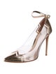Nicholas Kirkwood Metallic Pointed-Toe Pumps