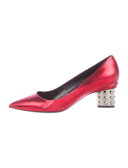 Nicholas Kirkwood Leather Boots Red