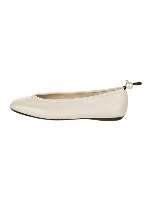 Nicholas Kirkwood Leather Ballet Flats