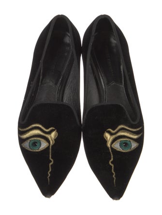 Nicholas Kirkwood Crystal Embellishments Loafers
