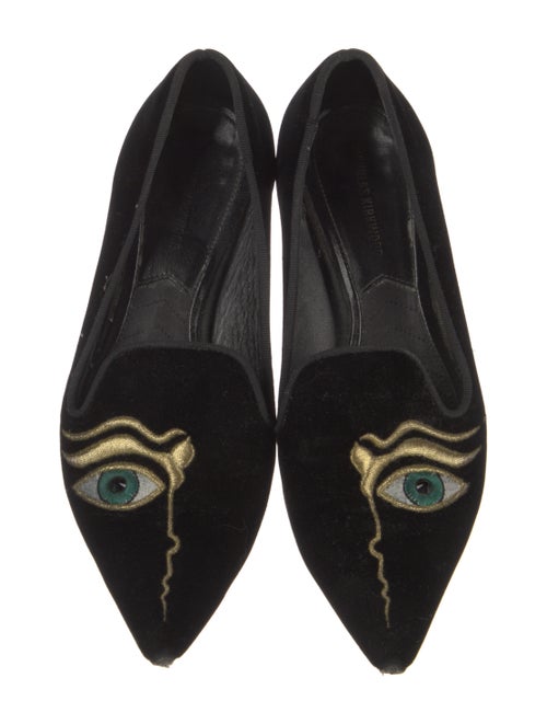 Nicholas Kirkwood Crystal Embellishments Loafers