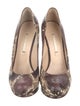 Nicholas Kirkwood Snakeskin Animal Print Pumps