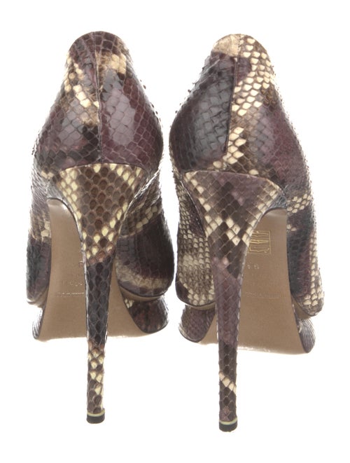 Nicholas Kirkwood Snakeskin Animal Print Pumps