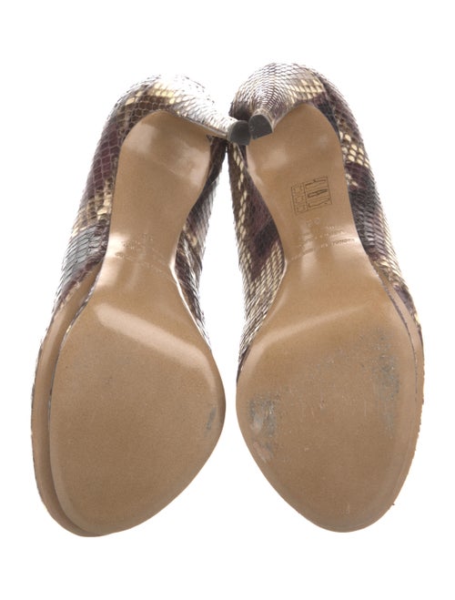 Nicholas Kirkwood Snakeskin Animal Print Pumps