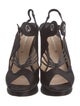 Nicholas Kirkwood Satin Slingback Sandals