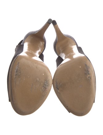 Nicholas Kirkwood Satin Slingback Sandals