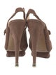 Nicholas Kirkwood Suede Slingback Sandals