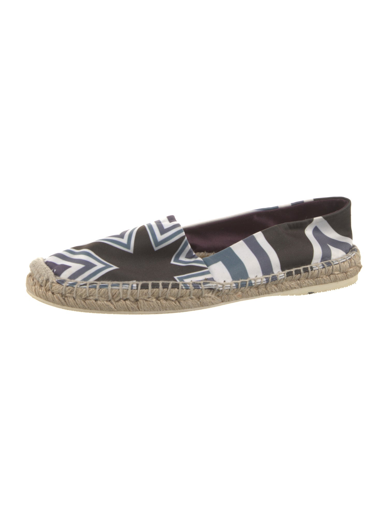 Nicholas Kirkwood Satin Printed Espadrilles
