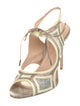 Nicholas Kirkwood Printed Slingback Sandals