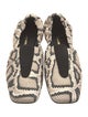 Nicholas Kirkwood Embossed Leather Animal Print Ballet Flats