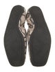 Nicholas Kirkwood Embossed Leather Animal Print Ballet Flats