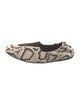 Nicholas Kirkwood Embossed Leather Animal Print Ballet Flats