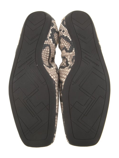 Nicholas Kirkwood Embossed Leather Animal Print Ballet Flats