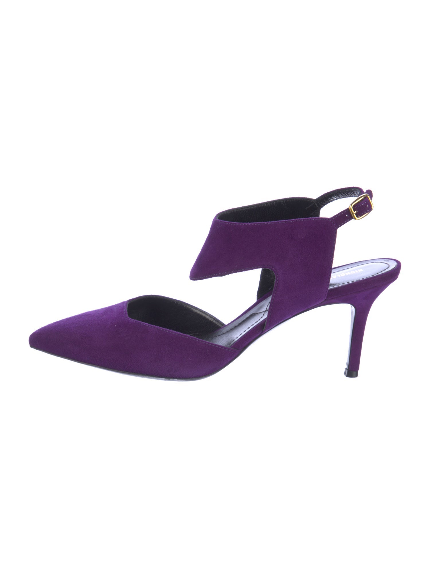 Nicholas Kirkwood Suede Slingback Pumps