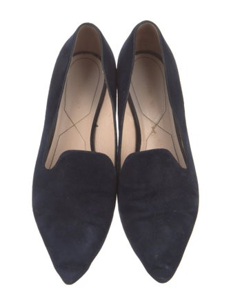 Nicholas Kirkwood Faux Pearl Accents Suede Loafers