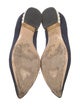 Nicholas Kirkwood Faux Pearl Accents Suede Loafers