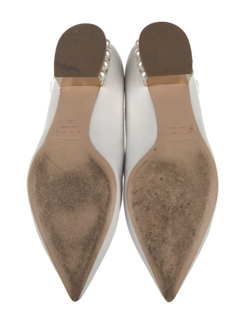 Nicholas Kirkwood Faux Pearl Accents Leather Loafers