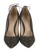 Nicholas Kirkwood Printed Ruffle Embellishment Pumps