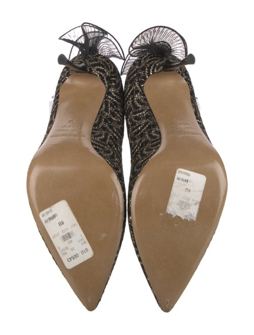 Nicholas Kirkwood Printed Ruffle Embellishment Pumps