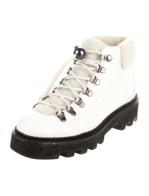 Nicholas Kirkwood Leather Lace-Up Boots