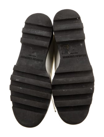 Nicholas Kirkwood Leather Lace-Up Boots