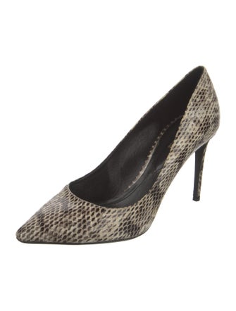Nicholas Kirkwood Snakeskin Animal Print Pumps