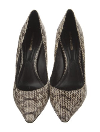 Nicholas Kirkwood Snakeskin Animal Print Pumps