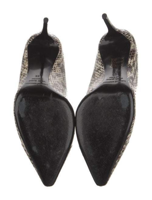 Nicholas Kirkwood Snakeskin Animal Print Pumps