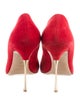 Nicholas Kirkwood Suede Ruffle Embellishment Pumps
