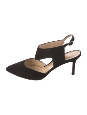 Nicholas Kirkwood Suede Slingback Pumps