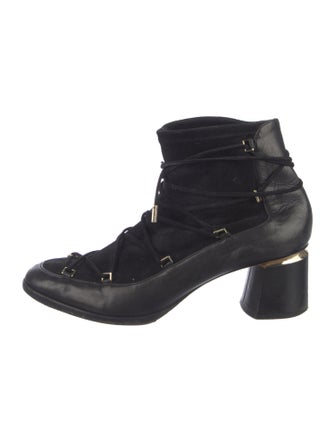 Nicholas Kirkwood Leather Lace-Up Boots