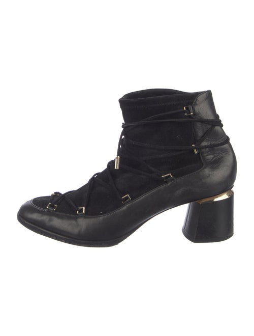 Nicholas Kirkwood Leather Lace-Up Boots