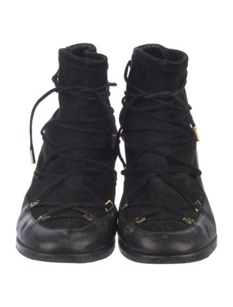 Nicholas Kirkwood Leather Lace-Up Boots