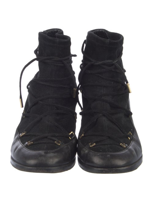 Nicholas Kirkwood Leather Lace-Up Boots