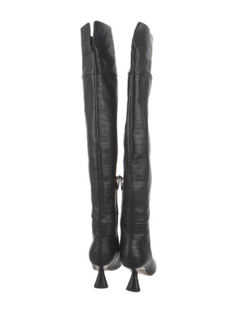 Nicholas Kirkwood Embossed Leather Boots