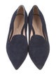 Nicholas Kirkwood Faux Pearl Accents Suede Loafers
